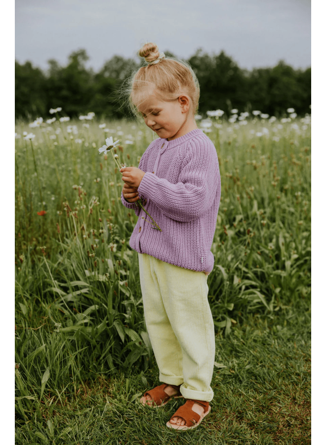 Yuki Trousers Beau Corduroy Moonbeam