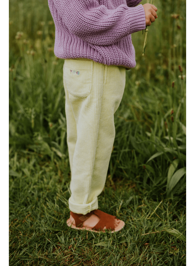 Yuki Trousers Beau Corduroy Moonbeam
