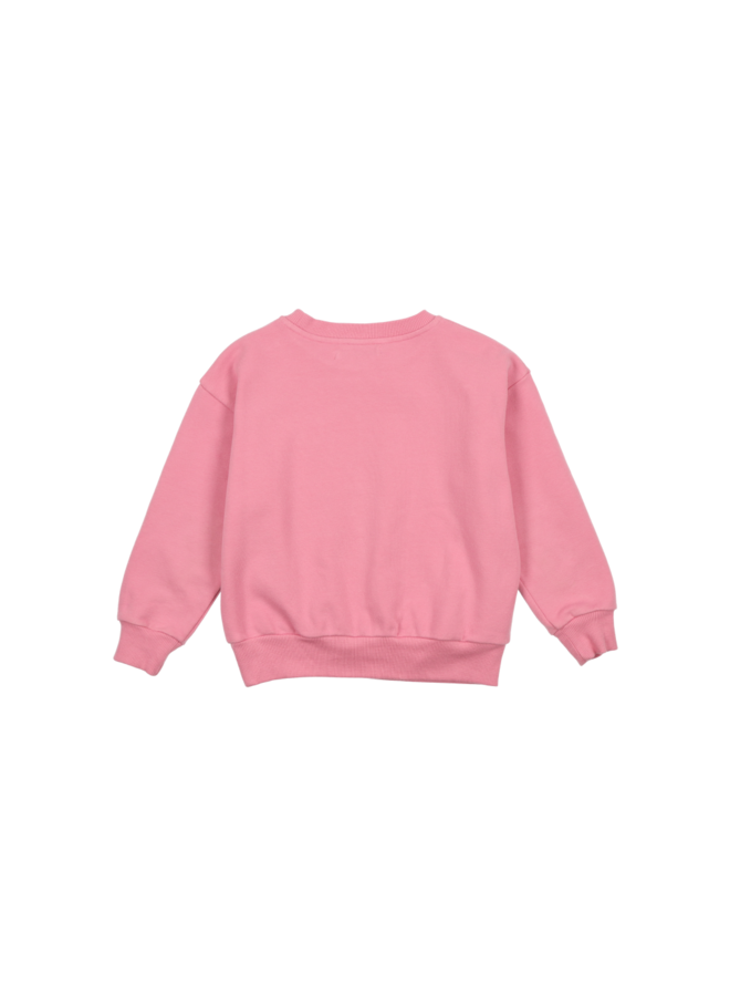 The New Society  Sweatshirt Mykonos Hibiscus