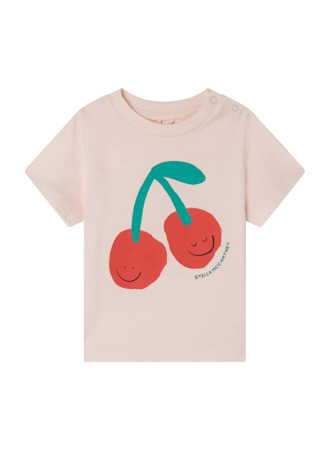 Stella McCartney Kids T-Shirt Cherries Nude