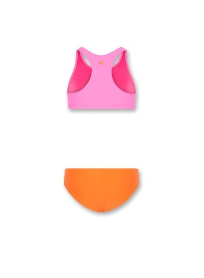 AO76 Dara Bikini Bi-Color Fluo Pink