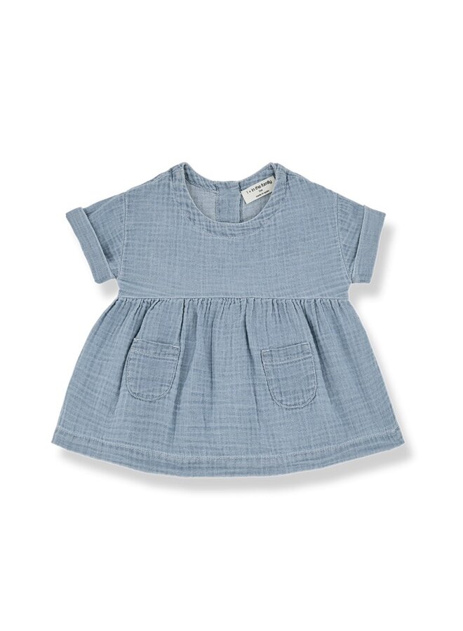 One More in the Family Dress Lavinia Denim