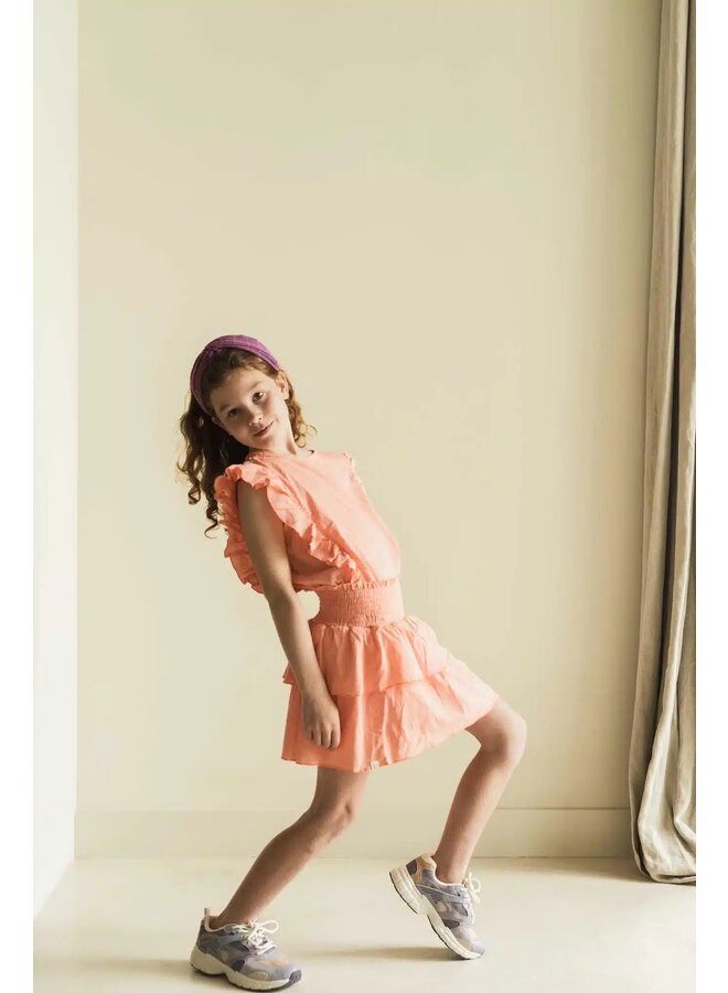 Jenest Faye Top Light Coral Orange