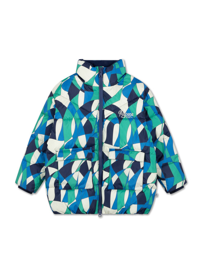 Repose Puffer Coat Kaleidoscope