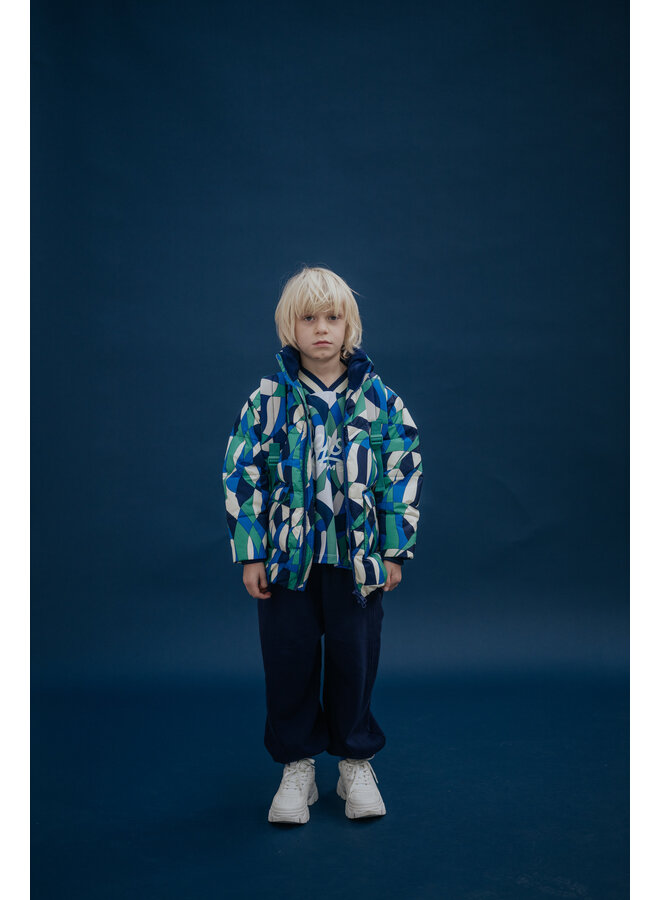 Repose Puffer Coat Kaleidoscope