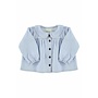 Piupiuchick Peter Pan Collar Blouse Light Blue Soft Denim