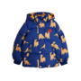 Mini Rodini Dinos AO Hooded Puffer Blue