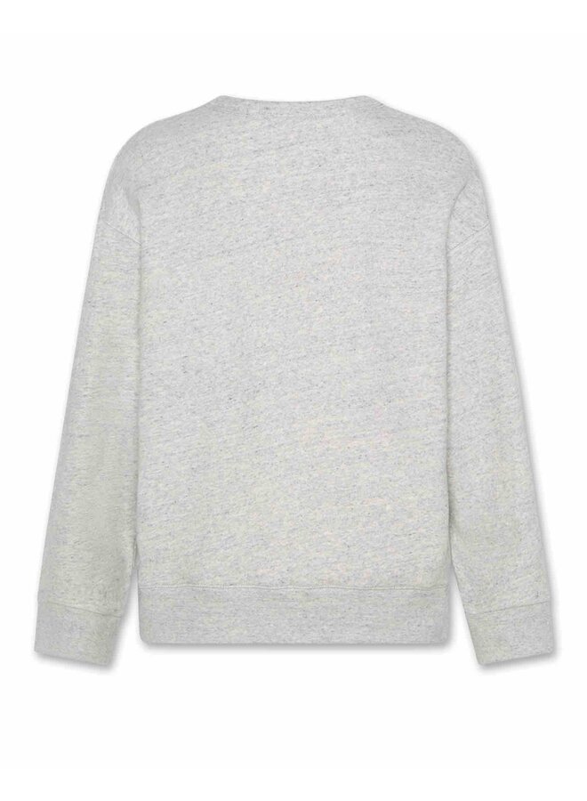 American Outfitters Oscar Sweater Logo Heather Grey