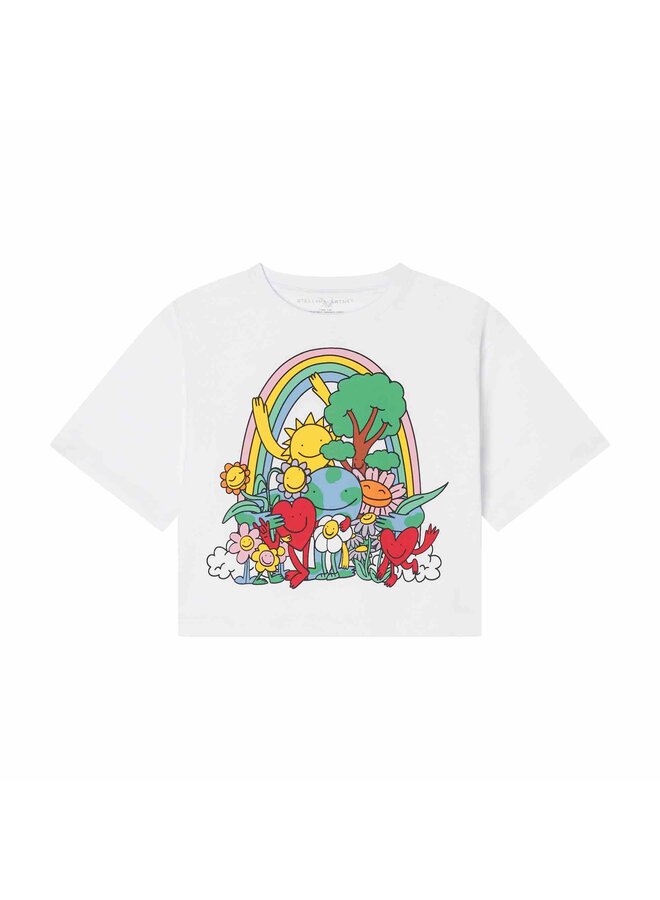 T-Shirts Rainbow White