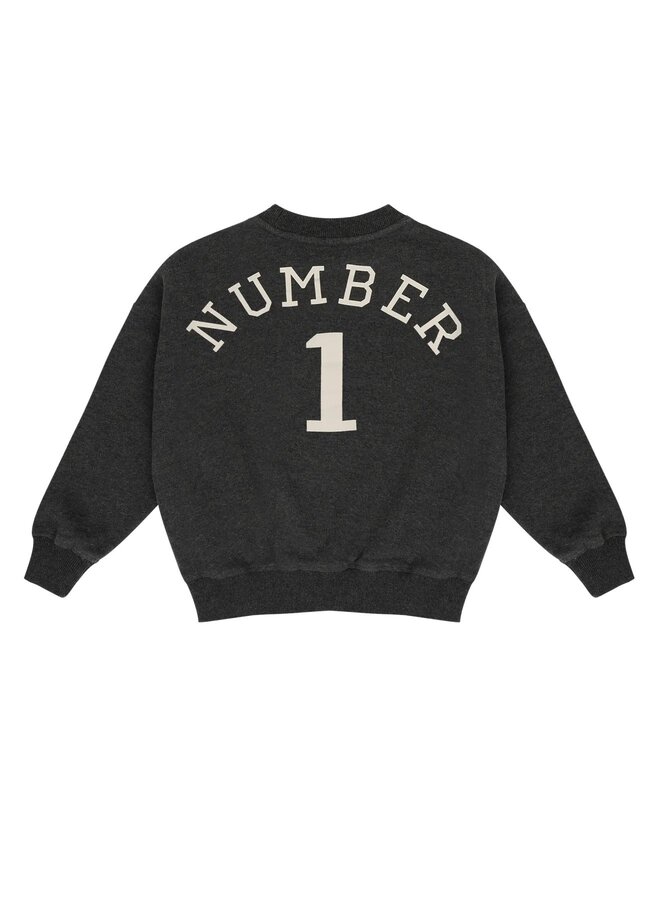 Bird Nr1 Sweater Dark Grey Melange