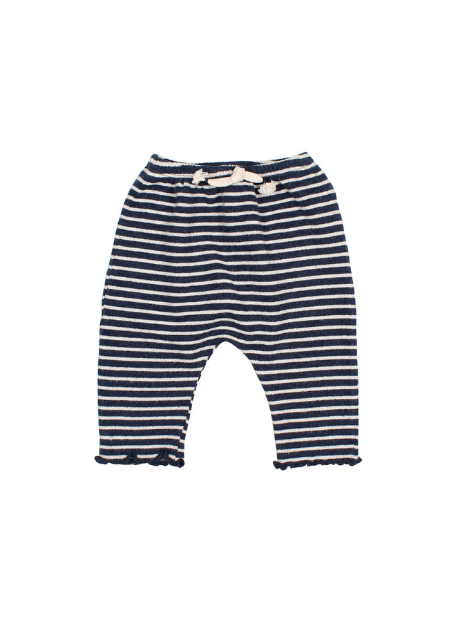 BB Soft Jersey Stripes Pants Navy