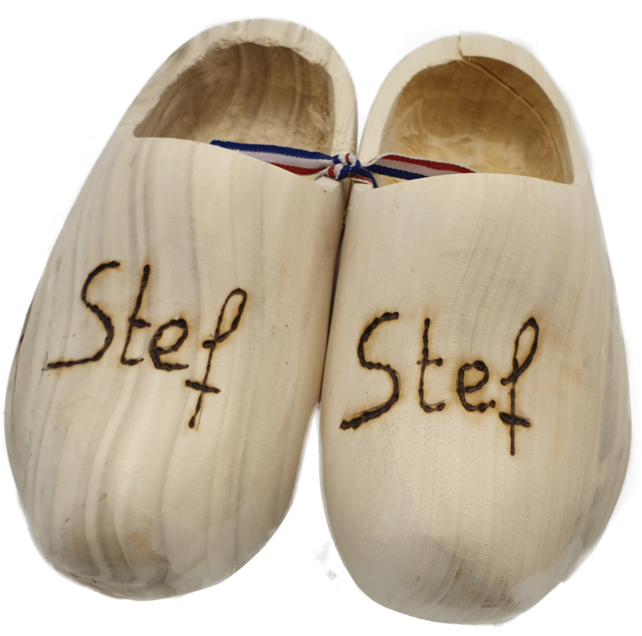 Geboorteklompjes - houten klompen inclusief gravering