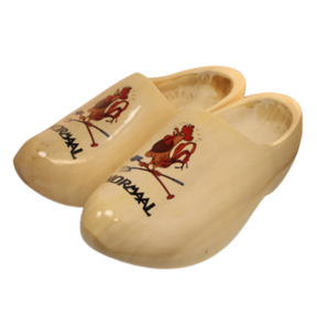 Plain clogs with print