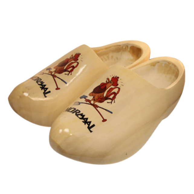 Wooden Clogs with Your Own Logo, Photo or Text