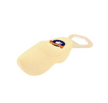 Wooden Clog Bottle Opener 8 cm with Custom Logo – Natural