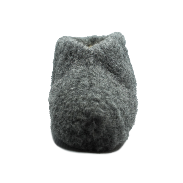 Wollen sloffen | laag model | Donkergrijs