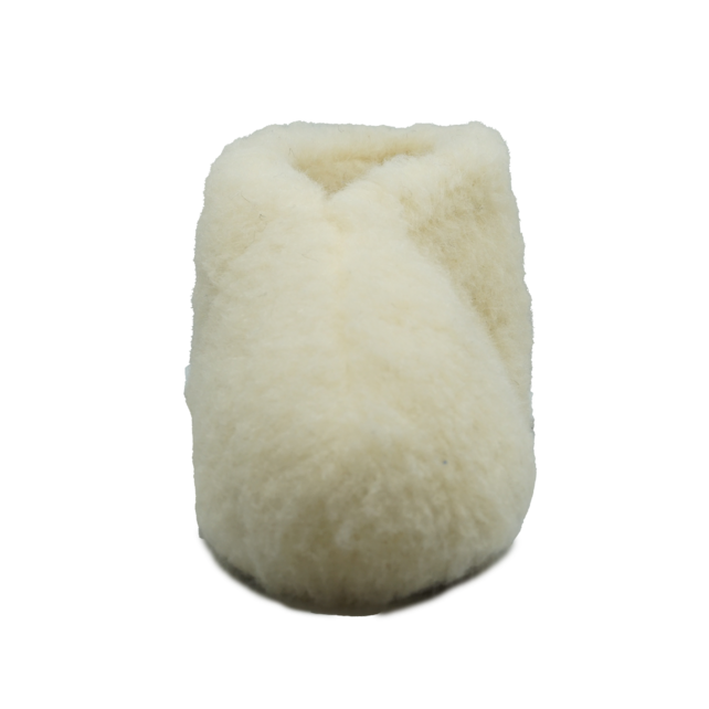 Wollen sloffen | laag model | Wit