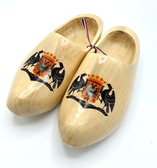Wooden Clogs with Your Own Logo, Photo or Text