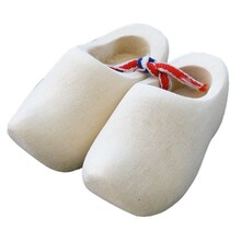 miniature woodenshoes sanded 10cm