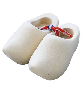 miniature woodenshoes sanded 10cm