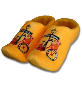 Holland slippers bicycle yellow