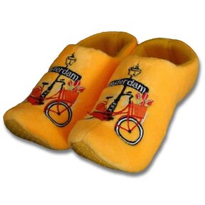 Holland slippers bicycle yellow
