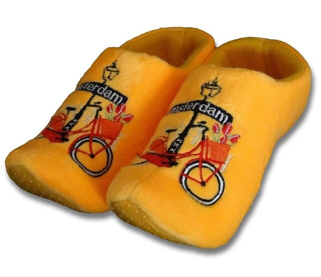 Holland slippers bicycle yellow
