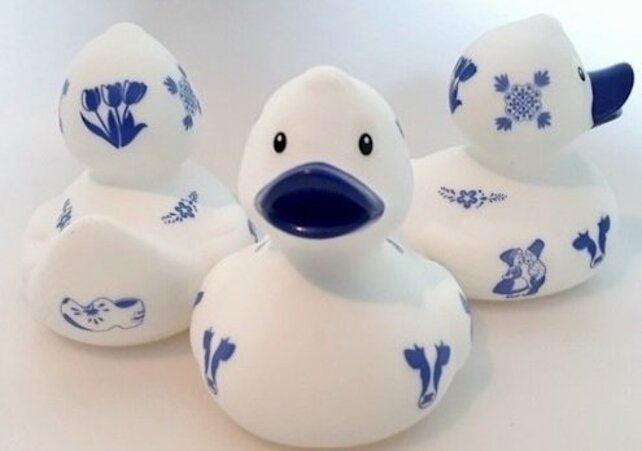 Badeend Delftblue 8cm Badeend Delftblue 8cm