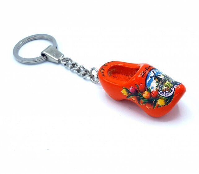 Klompsleutelhanger 1 klomp Oranje