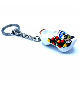 Woodenshoe keyhanger 1 shoe White