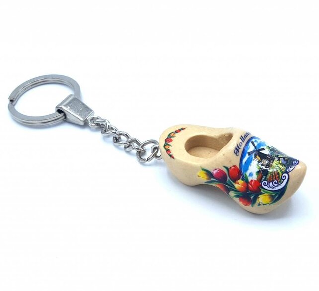 Klompsleutelhanger 1 klomp blank