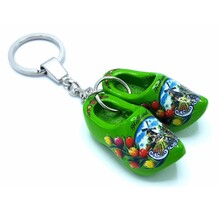 Woodenshoe keyhanger 2 shoes Green