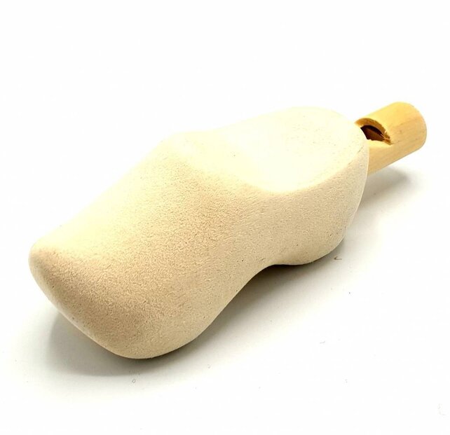 Woodenshoe wistle sanded