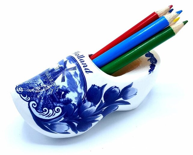 Potloodklompje 6 potloden Delftblue Potloodklompje 6 potloden Delftblue