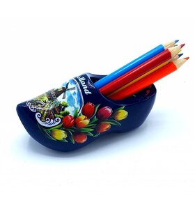 Potloodklompje met 6 potloden Blauw