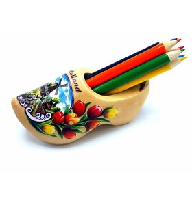 Pencil clog with 6 pencils Transparent