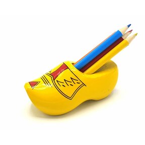 Pencil clog with 6 pencils Farmer yellow