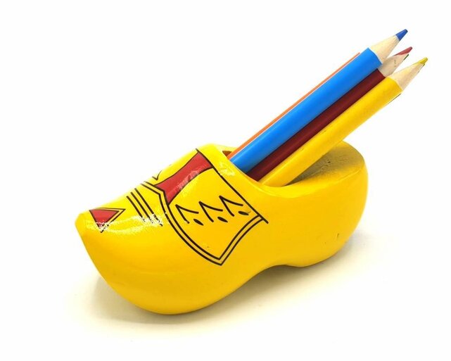 Potloodklompje met 6 potloden Boerengeel