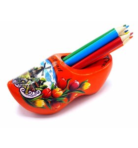 Potloodklompje met 6 potloden Oranje