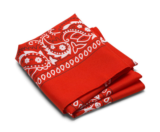 boerenzakdoek (Kies uit rood, blauw, oranje of zwart)