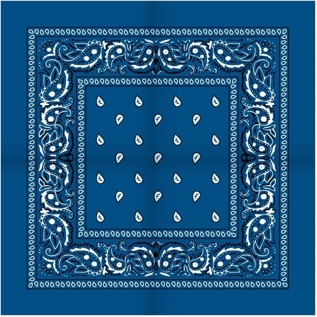 boerenzakdoek (Kies uit rood, blauw, oranje of zwart)