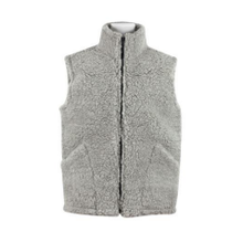 Bodywarmer 100% wol lichtgrijs