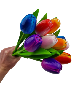 Bouquet of wooden tulips (10,20 or 30 pieces)