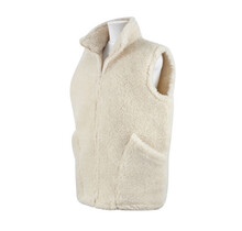 Heerlijk Warme Bodywarmer van 100% Schapenwol – Wit