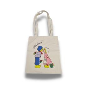 canvas bag Holland kissing couple - 40*30cm