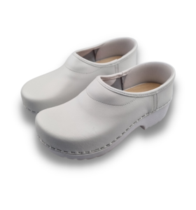 Work clogs - closed heel - PU clogs - White