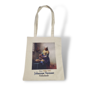 canvas tas Melkmeisje- Johannes Vermeer 40*30cm