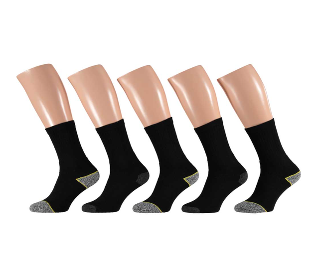 Work socks black - 5 pair