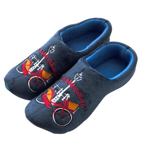 Holland slippers bicycle blue