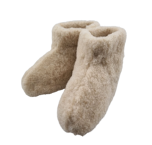 Wool slippers | high model | beige